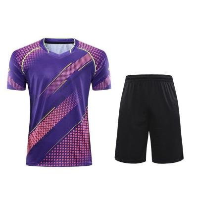 China Custom Kid OEM Tennis Jersey Badminton Ping Pong Clothes Team Uniforms Comfortable Sports Wear for sale