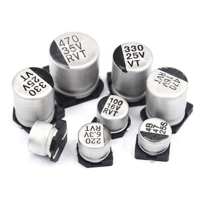 China Zhida Shunfa Shunfa SMD SMD Electrolytic Capacitor 25V330UF Volume 8*10.2mm Chip Capacitors Standard Aluminum Capacitor for sale