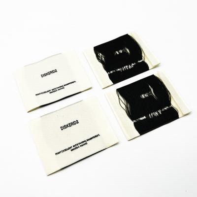 China Sustainable Popular Customized Main Woven Apparel Label For Apparel By WJK for sale