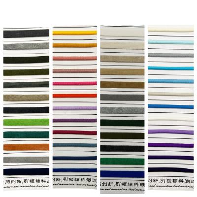 China Viable Wholesale Custom Size Macrame Flat Braid Cord Rope For Hoodie for sale