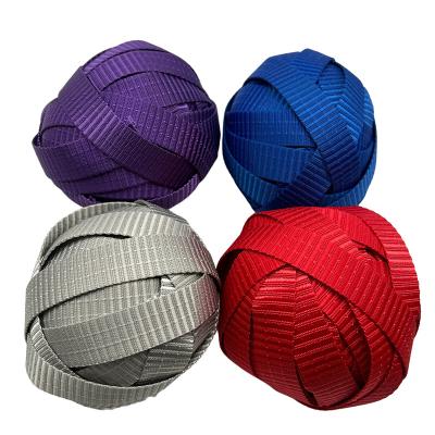 China High Tenacity Custom 100% Polyester Stretch Fabric Power Webbing For Home Textile Web Stripe Jacquard Web for sale