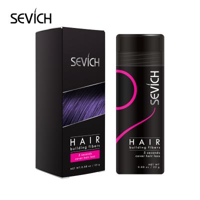 China Private label sevich fiber hair loss solutions keratin fiber hair building fiber hair texture powder natural hair fiber for sale