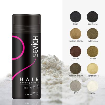 China OEM Private Label Organic Hair Styling Keratin Fiber Hair Thickening Hair Fiber Filling Powders Wholesale for sale