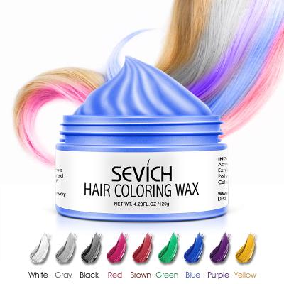 China High Quality Organic Hair Dye Private Label Sevich Hair Color Temporary Wax For Man And Woman for sale