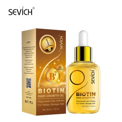 China New Arrival Hair Repair Best Hair Growth Oil 100% Natural Biotin Hair Regrowth Serum For Men And Women for sale