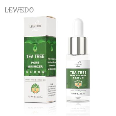 China Natural Skin Revitalizer Tea Tree Shrink Pore Serum Acne Oil Control Whitening Cream Effectively To Remove Acne for sale