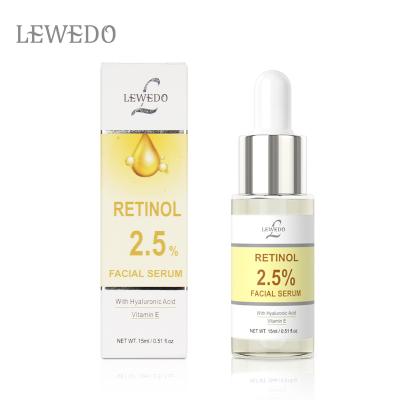 China Natural Hyaluronic Acid Serum Anti Moisturizer Private Label Vitamin Wrinkle 2.5% Retinol Facial Whitening Serum for sale