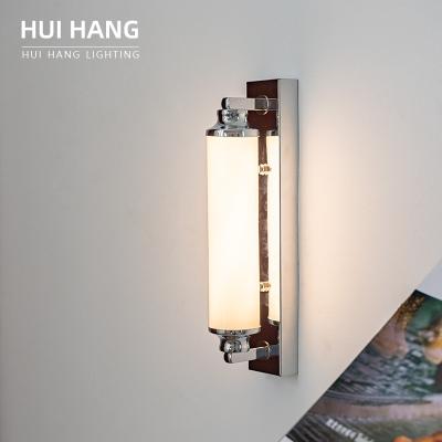 China HUIHANG Modern Simple Indoor Iron Atmosphere Office Desk Decorative Lighting Silver Led Wall Lamp for sale