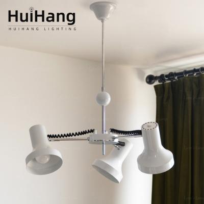 China Factory Modern Customization HUIHANG Modern Chandelier Lamp For Dining Room Living Room Led Beige White E27 Pendant Lights for sale