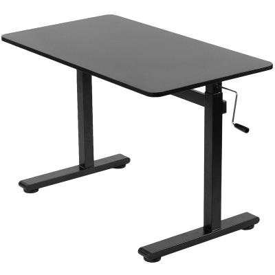 China (Size)Adjustable Hot Item 88 Pounds Strong Amazon Selling Support Adjustable Standing Crank Sit Desk Stand Black Full Height for sale