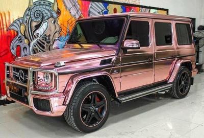 Китай Высокий Stretchable обруч винила Chrome автомобиля поднял золото одобренное Rohs продается