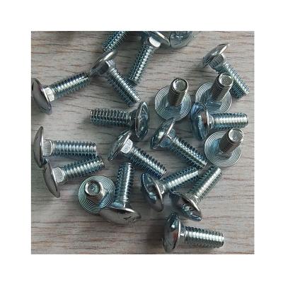 China Stainless Steel Carriage Bolt Round Head Bolt Square Natural Color Neck High Strength Carriage Bolt for sale