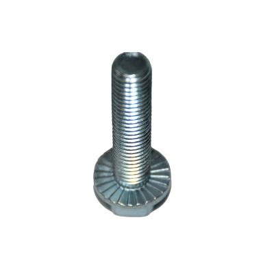 China Customized Stainless Steel Hexagon Head Flange Bolt Stainless Steel Serrated Hex Flange Titanium Hex Flange Bolt for sale