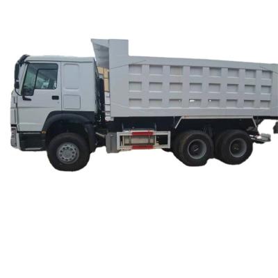 China Cloth HOWO 6X4 second hand used or or new dump truck tractor and trailer for sale gross box diesel engine dimensions wheel vehicle cabin for sale