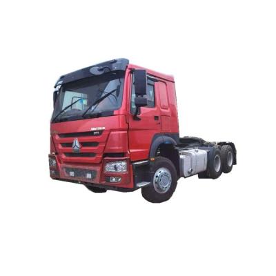 China Fabric 10 wheel 10tires trailer head used sinotruck howo tractor truck 6x4 units for sale for sale