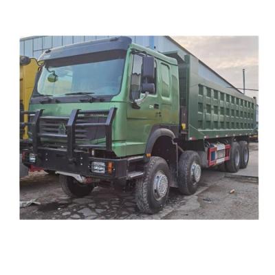 China Sinotruk fabric high quality and low price used HOWO 371 6x4 A7 8x4 dump truck sales price in Africa for sale