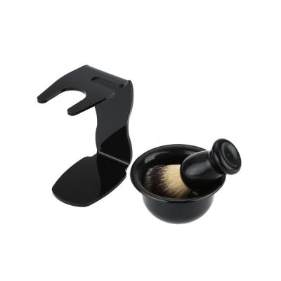 China Male Shaving Shaving Brush Men's Shaver Kit Soap Bowl Beard and Beard Brush Holder Shaving Holder Male Shaving Tool Kit for sale