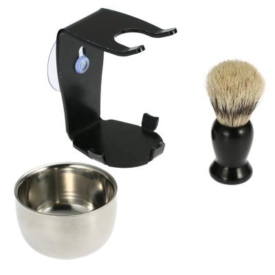 China Shaving Brush Mens Shaving Gift Set Men Beard Grooming Straight Razor Shaving Set Shaving Brush Kit for sale