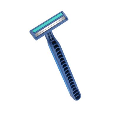 China Luxury Private Label Blade Razor Double Blades Twin Disposable Bikini Razors For Men And Women for sale