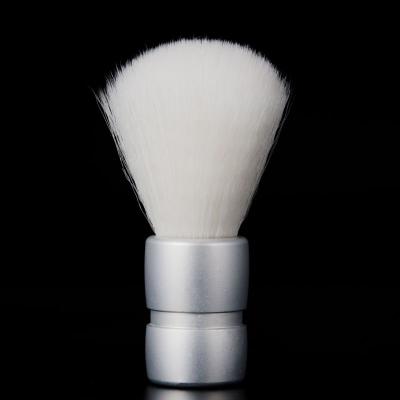 China Shaving Brush Silver Color Wholesale Women And Men Shaving Soap Synthetic Brush Shaving Brush Vegan for sale