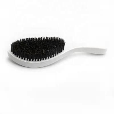 China Soft Wholesale Wave Beard Brush 360 For Man Long Handle Wood Bristle Hair Brush for sale