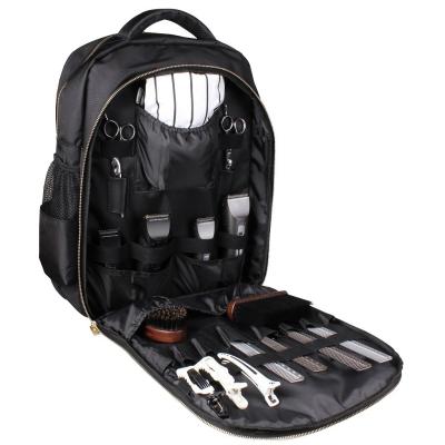 China Professional Barber Shop Beauty Care Custom Men Travel Barber Stylist Equipment Hairdresse Tool Kit Barber Backpack Bag for sale