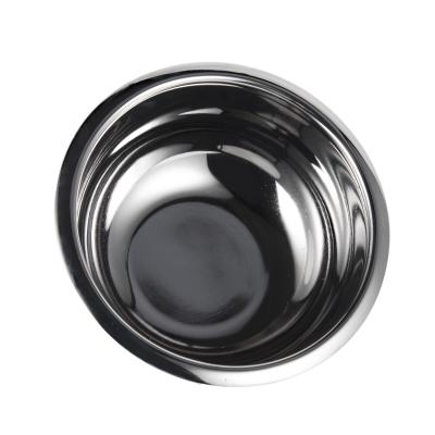 China Chrome Plated Iron Alloy Wet Shaving Bowl Shaving Soap Dish Luxury Shaving Accessory For Men for sale