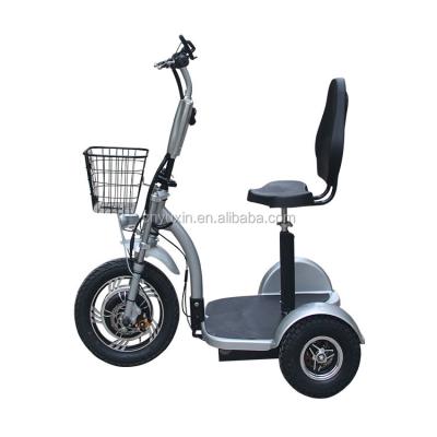 China 2021New Rear Wheel Motor Drive Powerful 3 Wheel Electric Scooter CE Approved YXEB-712 16 Inch for sale