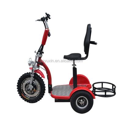 China 750W48V Three Wheel Electric Scooter / Full Punch Mobility Electric Scooter With Golf Attached YXEB-712 YXEB-712 2017NEW for sale