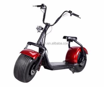 China 2019 new style 2 wheel safe funny exciting eco-friendly citycoco 1000w with fat tires 18*9.5 /electric citycoco motorcycle with backrest for sale