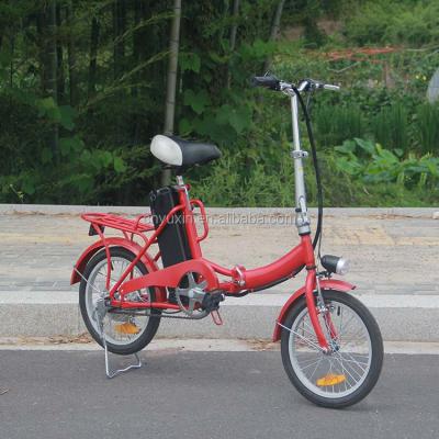 China 250w steel 16 inch city folding electric bicycle/electric bicycle/ebike with CE en15194 YXEB-8606 for sale