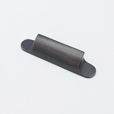 China Modern Contracted Modern Wardrobe Kitchen Door Handle Black Small Cabinet Wardrobe Handle for sale