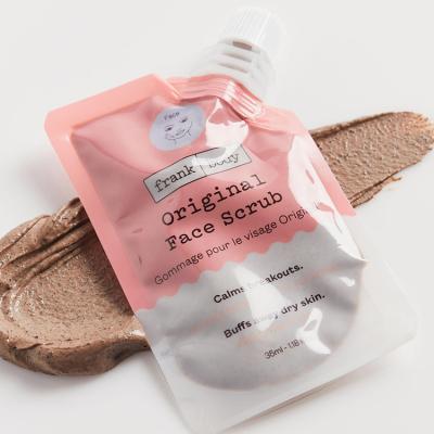 China 35ml 1.18oz Recyclable Bath Salt Spout Pouch Cheap Custom Printing Back Up Bag Coffee Packaging Body Scrub Pouch With Spout for sale