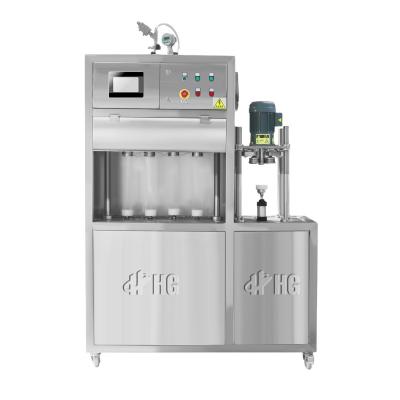 China Beer 4 Can Filling Semi-automatic Food Heads Canning Filling Machine / Can Filling Machine For Beer for sale