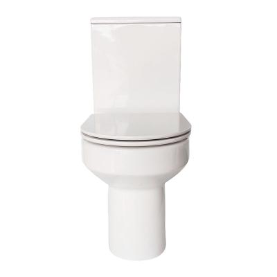 China Hidden Bowl Two Sizes Seat Washdown Human Tank Bathroom Wc Ceramic Closestool One Piece Toilet for sale