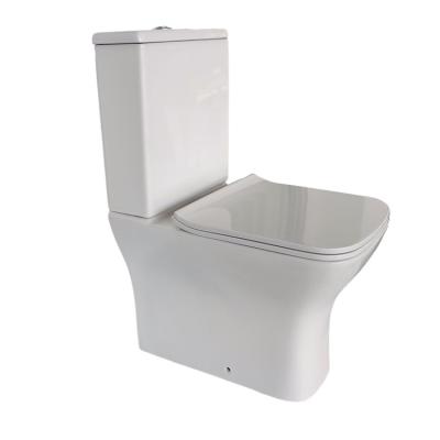 China Double-Flow European Modern Chinese Ceramic Bathroom Sanitary Ware Tolet Wash Down Two Piece Toilet Hot-selling for sale