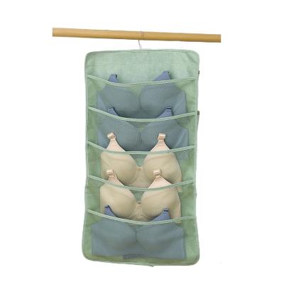 China New CLASSIC Wardrobe Storage Bags Hanging Bag Underwear Bra Organizer Storage for sale