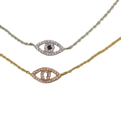 China New Vintage Design Collar Eye Necklace Fashion Rose Gold Coin Necklace 2022 For Women Bohemia Choker Jewelry for sale