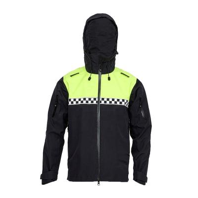 China Waterproof Black Color Windproof Jacket For Police Winter Outdoor Duty for sale