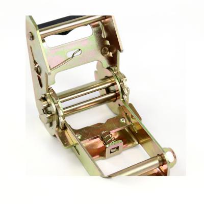 China Cargo Safety Tie Down Buckle On Center Ratchet Galvanized Buckle On Center For Cargo Lashing Ratchet Buckle for sale