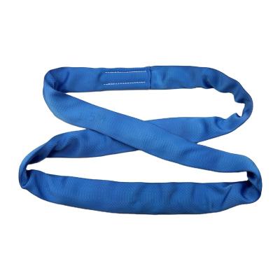 China Lifting Goods 8 Ton Round Sling Blue Endless Round Belt Webbing Sling Round Sling Lifting Belt for sale