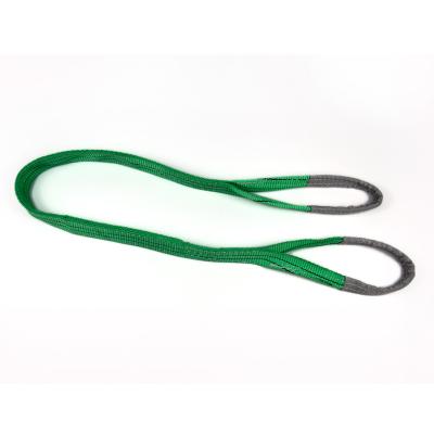 China Goods 2 Ton Color Polyester Lifting Belt Strap Flat Sling for sale