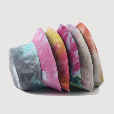 China Fashion To Keep Hot High Quality Soft Colorful Bucket Hat Colorful Dye Tie Pattern Adult Colorful Fisherman Hat for sale