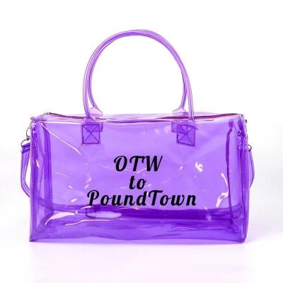 China Fashion PVC Unisex PVC Handbag Set Fashion PVC Cosmetic Storage Bag for sale