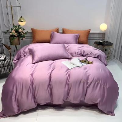 China Wholesale High Quality Soft Healthy Folded Tenceel King Queen Twin Luxury Bed Set Duvet Cover Set for sale