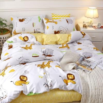 China Best Wholesale Price Nondisposable 100% Nondisposable Soft Touch Baby Bedding Set Baby Bedding Set Cotton Bed Sheet for sale