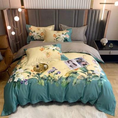 China Designer Selected Cotton Amazon Supplier Comforter Quilt Cover Pillow Case Cooling Luxury Warm 100% Soft Bedding Big Square for sale