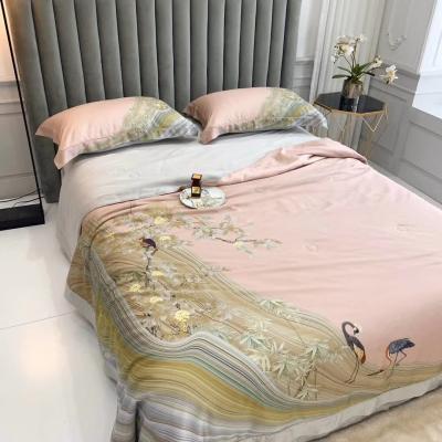 China Nondisposable High Quality White Runner Comforter Cover Bedding Sheet Hotel Bed Sheet From China Crane Bedroom Tencel Bedding Fabric for sale