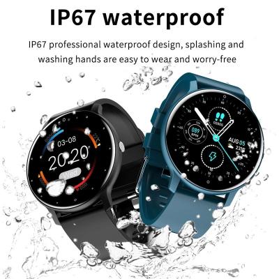 China Rubber LIGE 2022 New Smart Watch Men Full Touch Screen Sport Fitness Watch IP67 Waterproof Bluetooth for sale