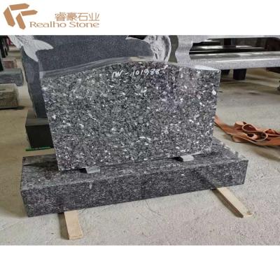 China Blue Pearl Granite Headstones for sale